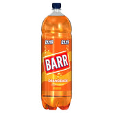 A bottle of Barr - Orangeade Soft Drink - 2L on a white background.